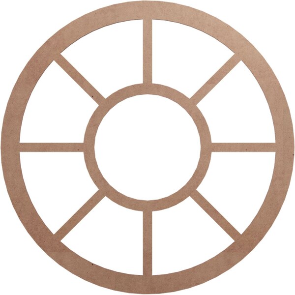 Ekena Millwork Grace Wood Fretwork Pierced Ceiling Medallion, Wood (Paint Grade), 32"OD x 11 5/8"ID x 3/8"T CMWP32X0375GRMF - main
